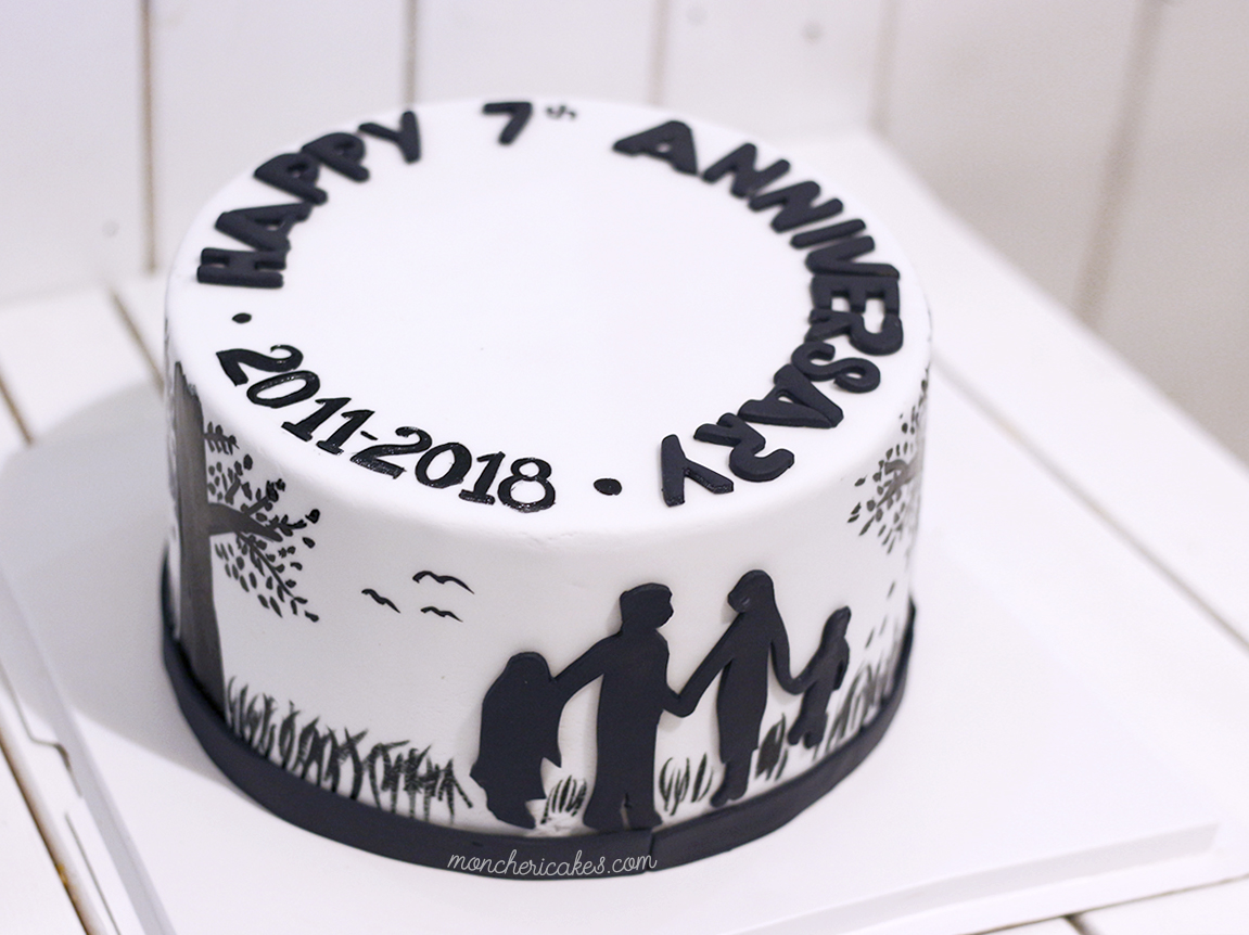 Bánh kem kỷ niệm ngày cưới đẹp - KR48