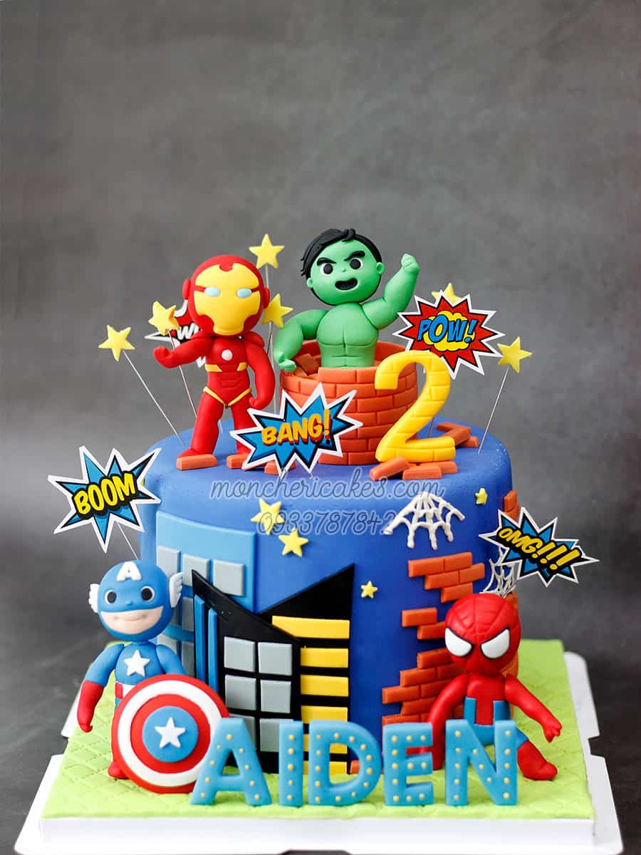 Bánh sinh nhật siêu nhân nhện - Thu Hường Bakery